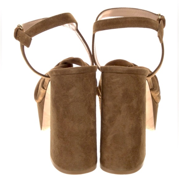 GIANVITO ROSSI SUEDE PLATFORM HEELS - Picture 4 of 6